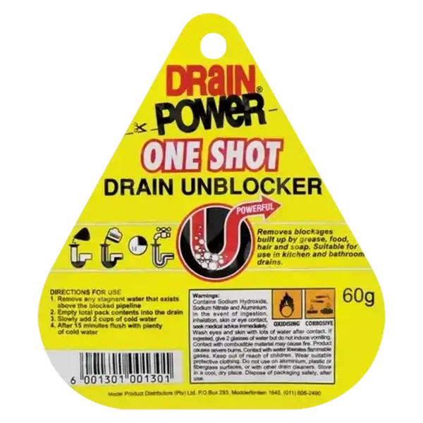 Drain Power One Shot Drain Unblocker 60g