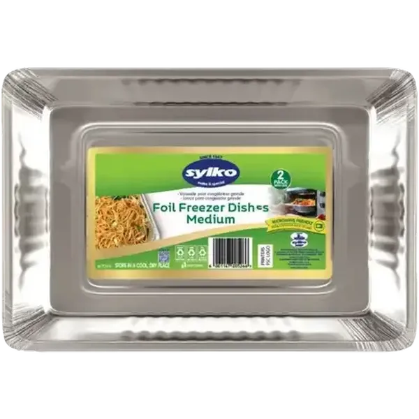 Sylko Foil Freezer Dish 2 x 1670ml