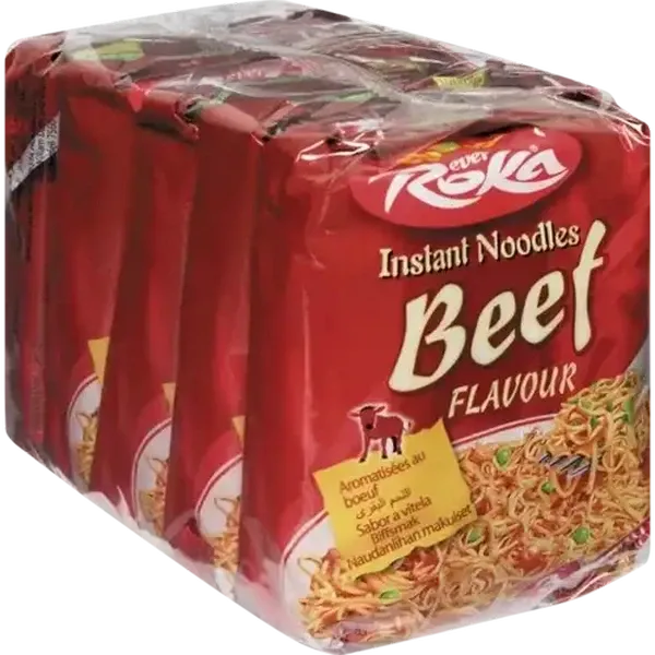 Roka Beef Flavoured Instant Noodles 5 x 85g