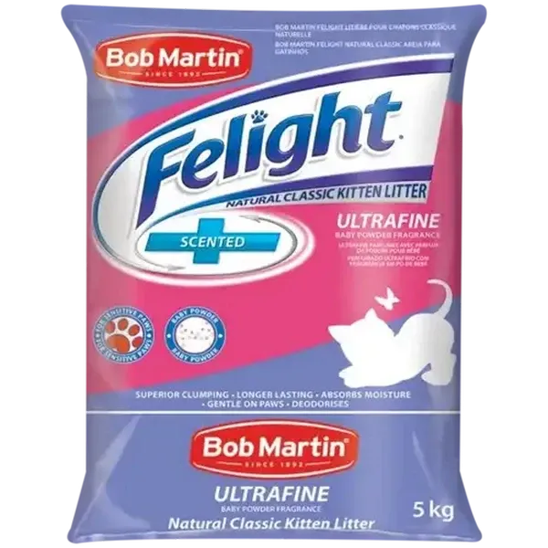Bob Martin Felight Ultrafine Scented Natural Classic Kitten Litter Bag 5kg