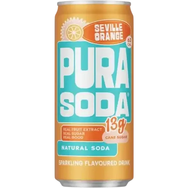 PURA Soda Seville Orange Sparkling Flavoured Drink 300ml