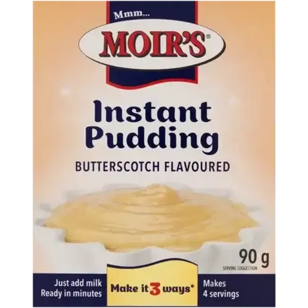 Moir's Butterscotch Flavoured Instant Pudding 90g