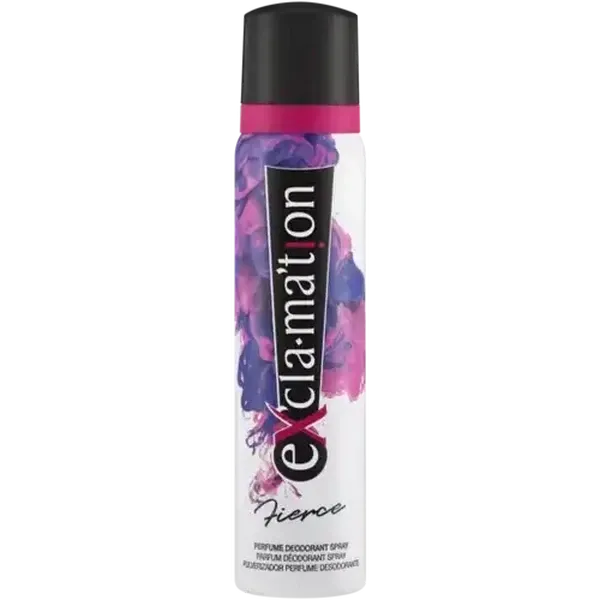Exclamation Fierce Perfume Deodorant Body Spray 90ml
