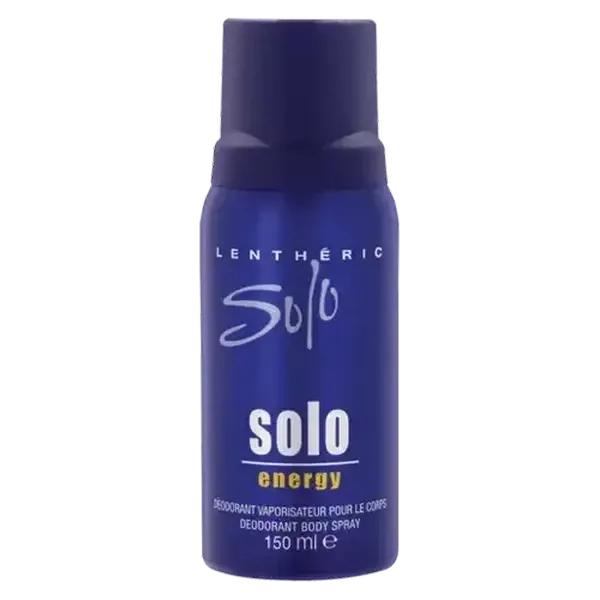 Solo Energy Mens Body Spray Deodorant 150ml