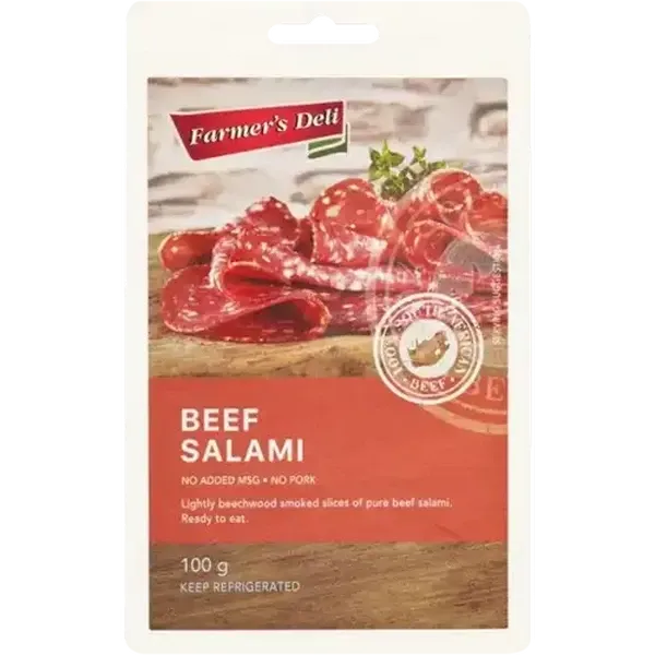 Farmer's Deli Beef Salami 100g
