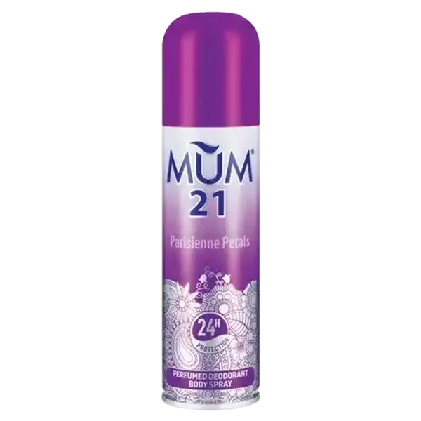 MUM 21 Ladies Parisienne Petals Body Spray Deodorant 120ml