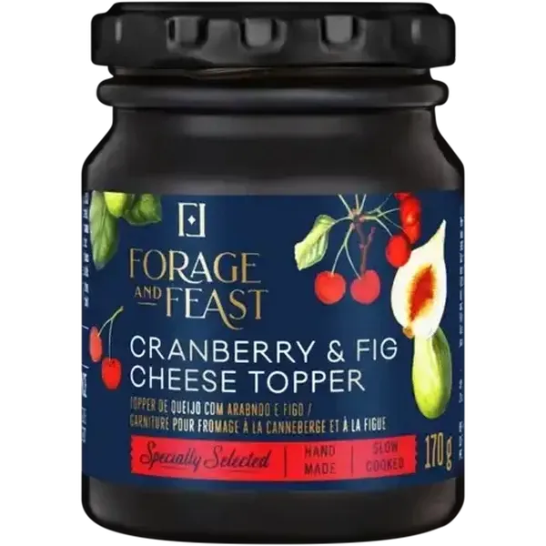 Forage And Feast Cranberry & Fig Cheese Topper 170g