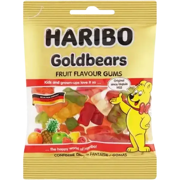 Haribo Goldbears Fruit Flavoured Gums 80g