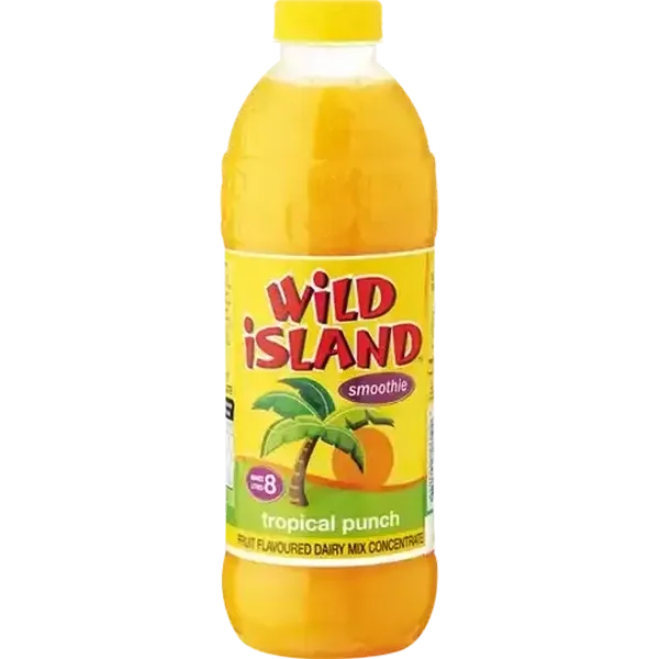 Wild Island Tropical Punch Concentrated Dairy Blend 1L
