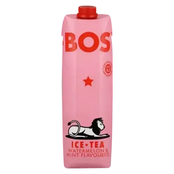 BOS Watermelon & Mint Flavoured Ice Tea Carton 1L
