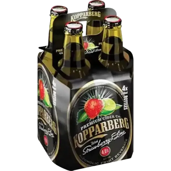 Kopparberg Strawberry & Lime Cider Bottles 4 x 330ml