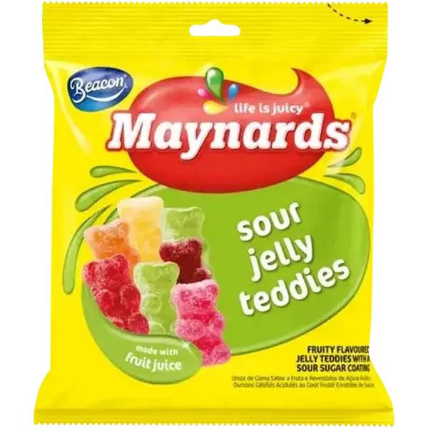 Maynards Sour Jelly Teddies 100g