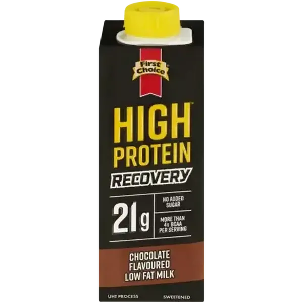 First Choice High Protein Recovery Chocolate Flavoured Low Fat Milk 250ml