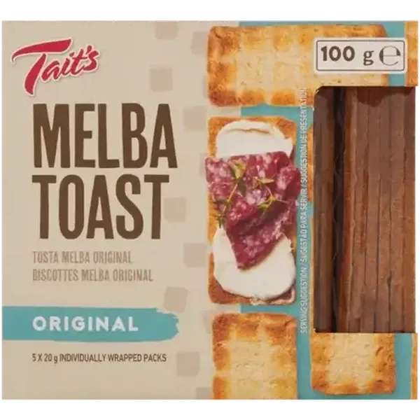 Tait's Original Melba Toast 100g