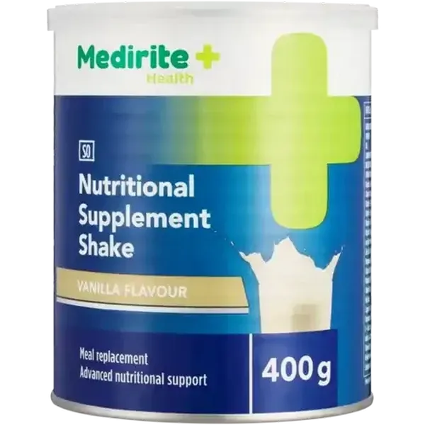 Medirite Vanilla Flavour Nutritional Supplement Shake 400g