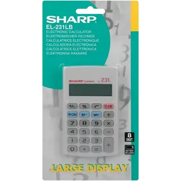 Sharp EL-231LB Electronic Calculator