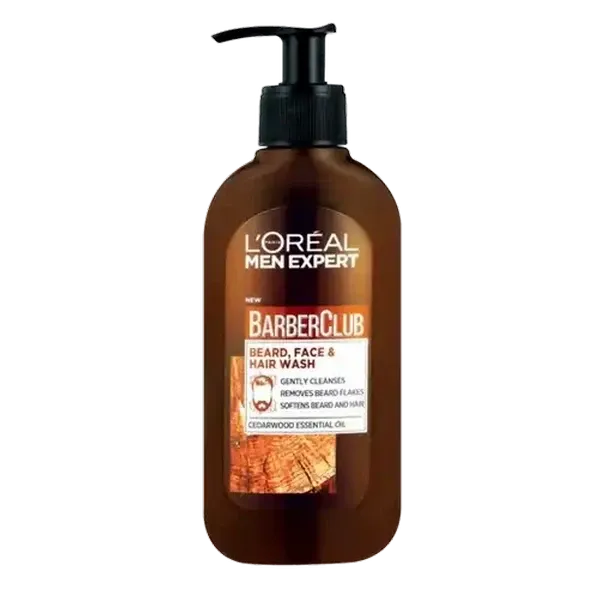 L'Oréal Parisl Barber Club Beard Face & Hair Wash 200ml