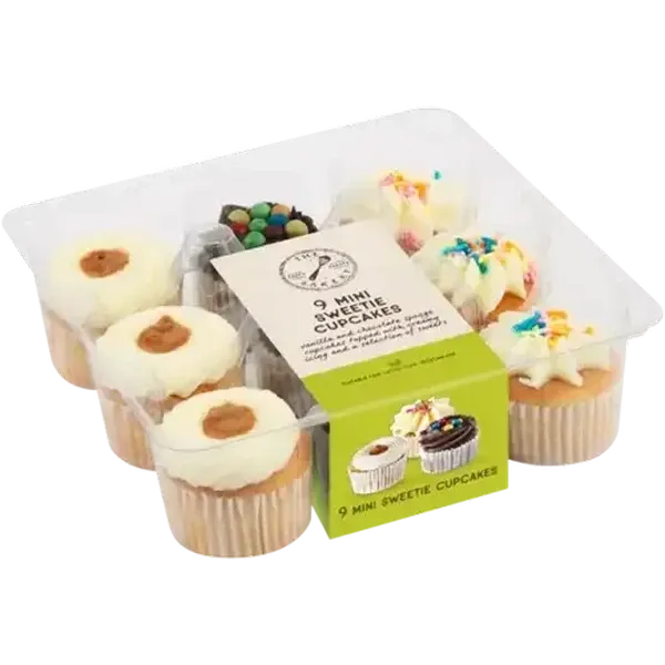 The Bakery Mini Sweetie Cupcakes 9 Pack