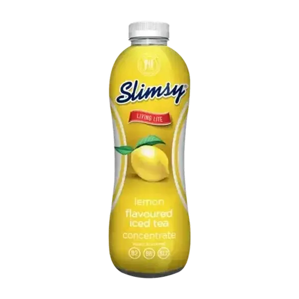 Slimsy Lemon Flavoured Ice Tea Concentrate 1L