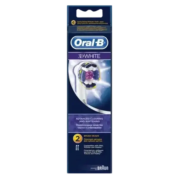 Oral-B 3D Pro-White Power Brush 2 Pack