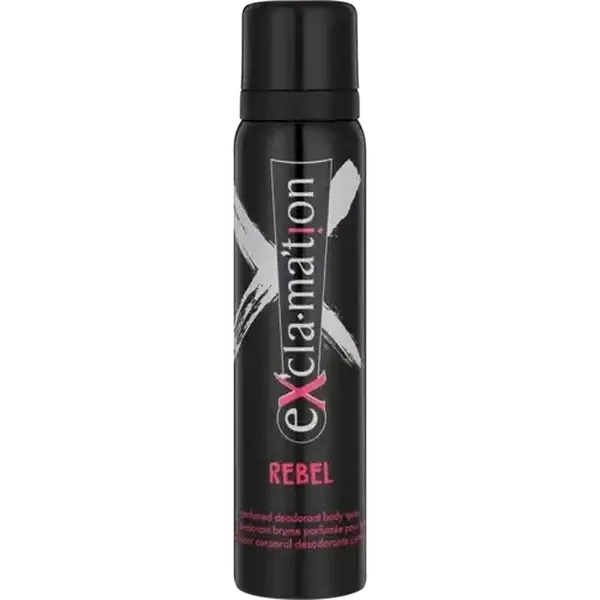 Exclamation Rebel Perfume Deodorant Body Spray 90ml