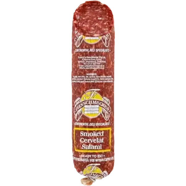 Feinschmecker Smoked Cervelat Salami Per kg