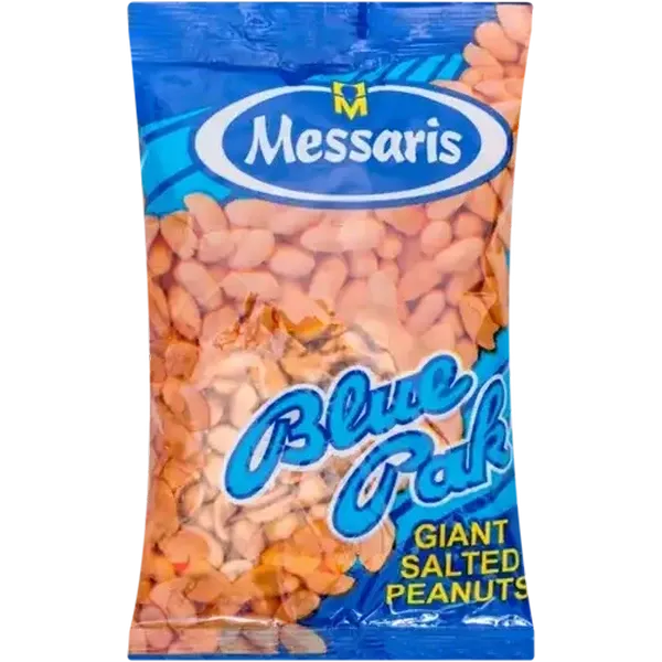 Messaris Blue Pak Giant Salted Peanuts 450g