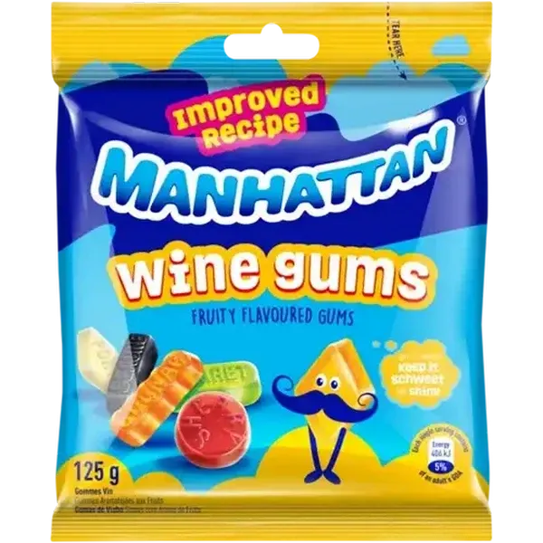 Manhattan Wine Gums 125g