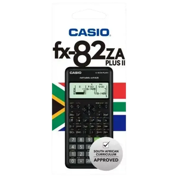 CASIO FX-82ZA PLUS II Edition Black Scientific Calculator