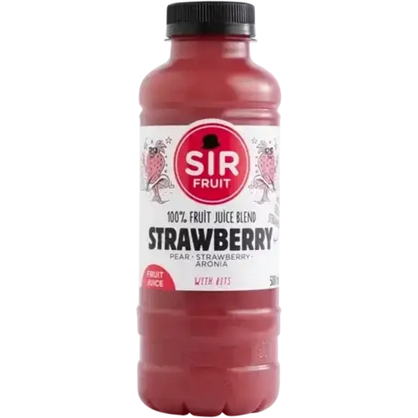 Sir Fruit Strawberry 100% Fruit Juice Blend Bottle 500ml