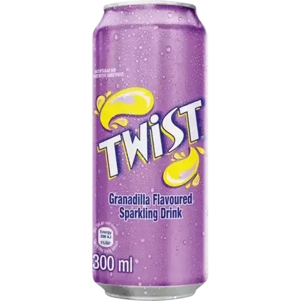 Twist Granadilla Flavoured Soft Drink Can 300ml