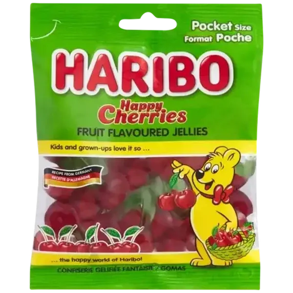 Haribo Happy Cherries Fruit Flavoured Gums 80g