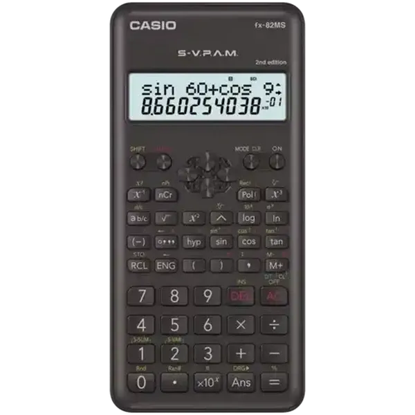 Casio Black 2nd Edition Basic Scienctific Calculator