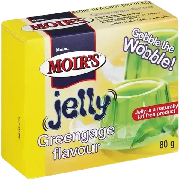 Moir's Greengage Flavoured Jelly 80g