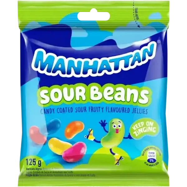 Manhattan Sour Beans 125g