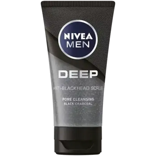 NIVEA MEN Deep Anti-Blackhead Facial Scrub 75ml