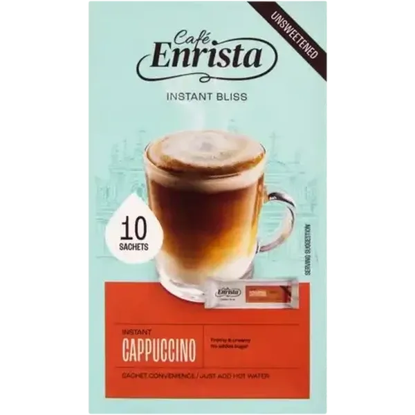 Café Enrista Unsweetened Instant Cappuccino 10 x 12g
