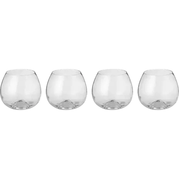 Maison Forine Sommelier's Chest Lead-Free Crystal Brandy Glasses 4-Pack