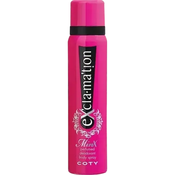 Coty Exclamation Minx Ladies Deodorant Spray 90ml