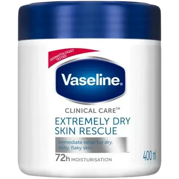 Vaseline Clinical Care Extremely Dry Skin Rescue Body Cream 400ml
