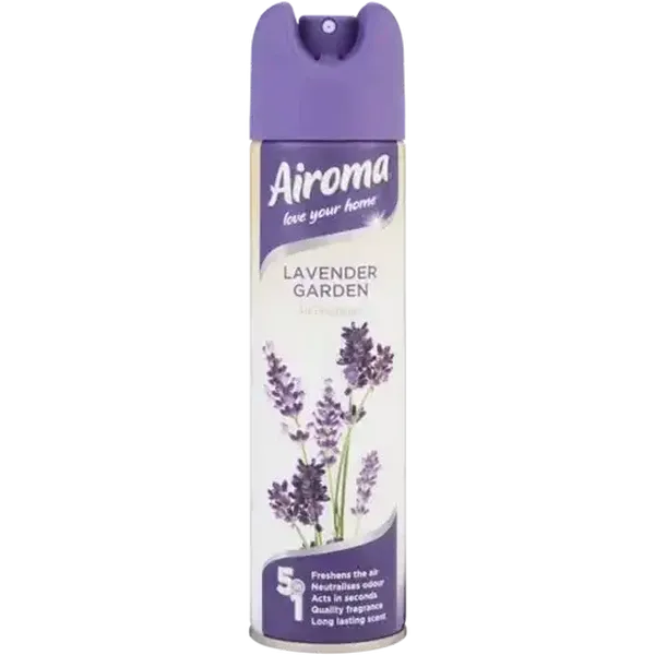Airoma Lavender Garden Air Freshener Aerosol 210ml