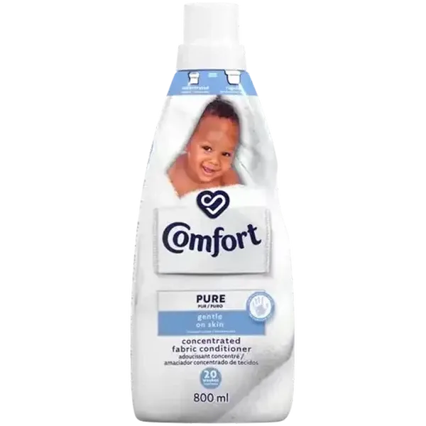 Comfort Pure Concentrated Laundry Fabric Conditioner For Sensitive Skin 800ml