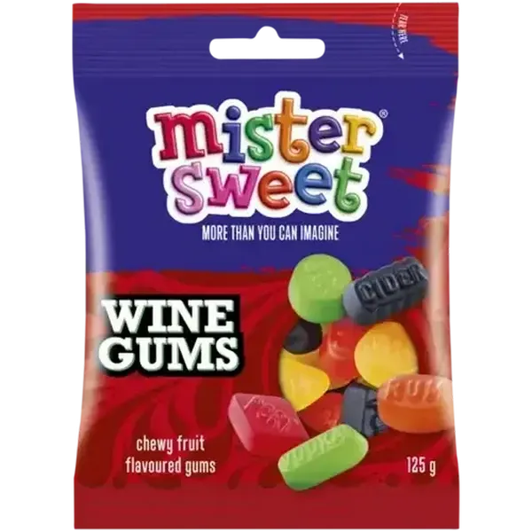 Mister Sweet Wine Gums 125g
