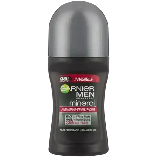 Garnier Black & White Men's Roll-On 50ml