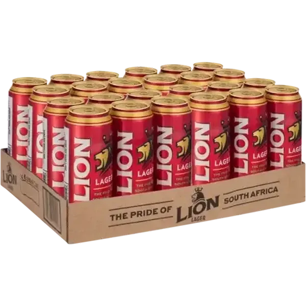 Lion Lager Beer Cans 24 x 500ml