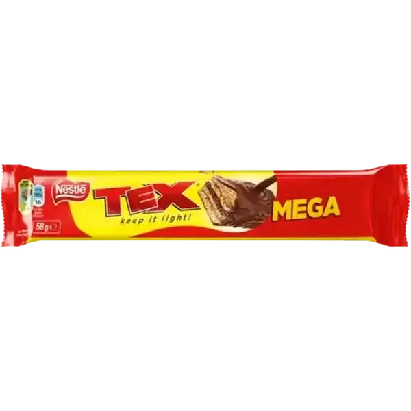 Nestlé Tex Mega Milk Chocolate Bar 58g