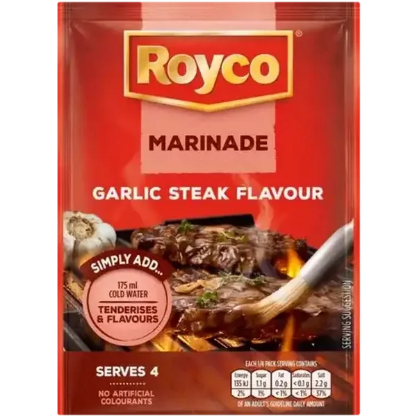 Royco Instant Garlic Steak Marinade 42g