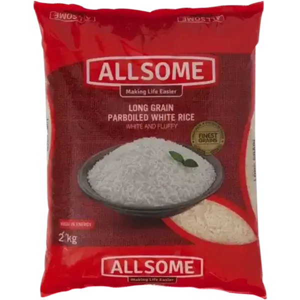 Allsome Long Grain Parboiled Rice 2kg