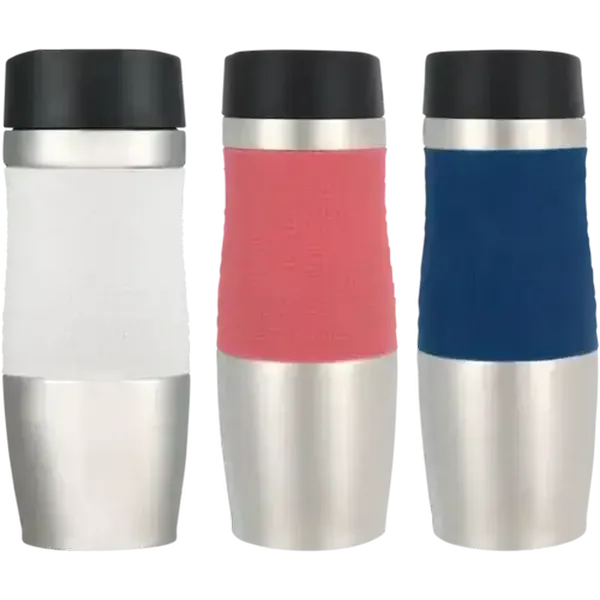 Cuppa Stainless Steel Double Wall Travel Mug 380ml (Colour May Vary)