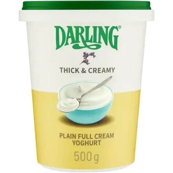 Darling Thick & Creamy Plain Full Cream Yoghurt 500g